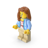 Lego Minifigure Female PNG & PSD Images