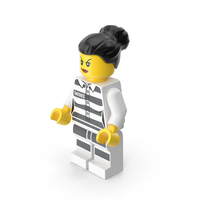 Lego Minifigure Female Prisoner PNG & PSD Images