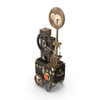 Steampunk Clock PNG & PSD Images