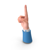 Right Hand Showing Up Index Finger Gesture PNG & PSD Images