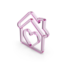 Heart Home Web Icon PNG & PSD Images