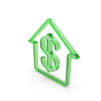Dollar Home Web Icon PNG & PSD Images