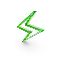 Thunder Bolt Energy Power Icon PNG & PSD Images