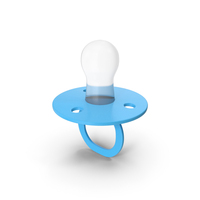Blue Baby Pacifier PNG & PSD Images