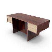 Lacquered Linen Desk PNG & PSD Images