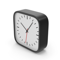 Black Table Clock PNG & PSD Images