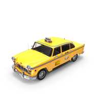 Classic Checker Taxi Cab PNG & PSD Images