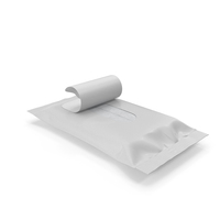 Small Package Wet Wipes with Open Label PNG & PSD Images