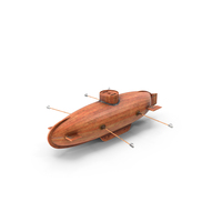 Old Wooden Submarine PNG & PSD Images