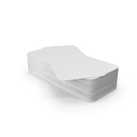 White Business Cards With Rounded Corners PNG & PSD Images