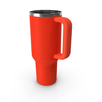 Open Travel Tumbler Red PNG & PSD Images