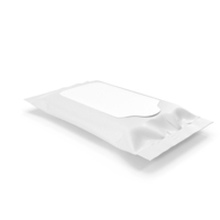 Small Wet Wipes Package White PNG & PSD Images