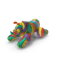 Inflatable Rhino Pop Art PNG & PSD Images