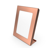 Bronze Rectangular Photo Frame PNG & PSD Images