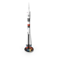 Model Of Space Rocket USSR Soyuz PNG & PSD Images