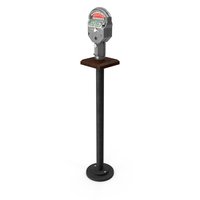 Retro Parking Meter PNG & PSD Images