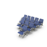 Dirty Airport Seating Rows PNG & PSD Images