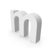 Lowercase Letter M PNG & PSD Images