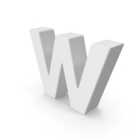 Lowercase Letter W PNG & PSD Images