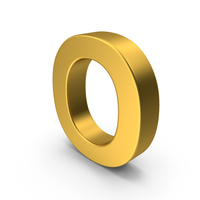 Gold Letter O PNG & PSD Images