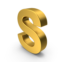 Gold Letter S PNG & PSD Images