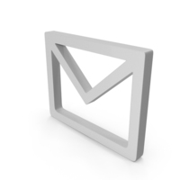 Mail Icon White PNG & PSD Images