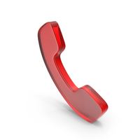 Phone Icon Glass PNG & PSD Images