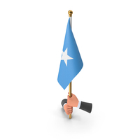 Two Hands Hold Somalia Cloth Flag PNG & PSD Images