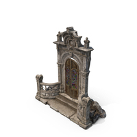 Old Abandoned Door Portal PNG & PSD Images