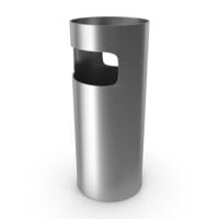 Metallic Waste Container PNG & PSD Images