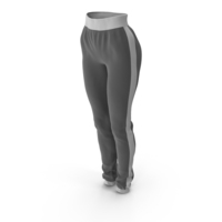 Grey Women Sport Sweatpants PNG & PSD Images