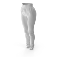 white Women Sport Sweatpants PNG & PSD Images