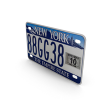 New York License Plate PNG & PSD Images