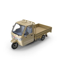 Three Wheel Cargo Tuk Tuk With Open Body PNG & PSD Images