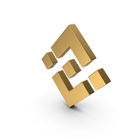 Gold Binance Symbol PNG & PSD Images