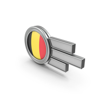 Belgium Flag Badge PNG & PSD Images