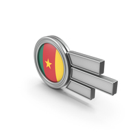 Cameroon Flag Badge PNG & PSD Images