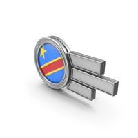 Badge Flag Democratic Republic of Congo PNG & PSD Images