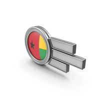 Guinea Bissau Flag Badge PNG & PSD Images