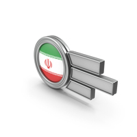 Iran Flag Badge PNG & PSD Images