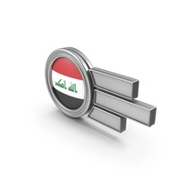 Iraq Flag Badge PNG & PSD Images
