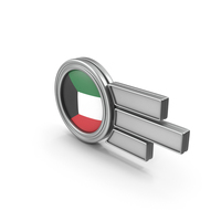Kuwait Flag Badge PNG & PSD Images