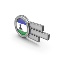 Lesotho Flag Badge PNG & PSD Images