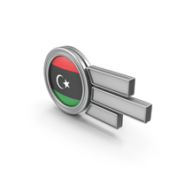 Libya Flag Badge PNG & PSD Images