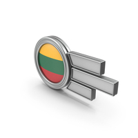 Lithuania Flag Badge PNG & PSD Images