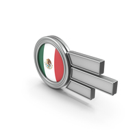 Mexico Flag Badge PNG & PSD Images