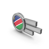 Namibia Flag Badge PNG & PSD Images