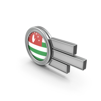 Republic Of Abkhazia Flag Badge PNG & PSD Images
