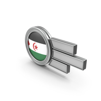 Badge Flag Sahrawi Arab Democratic Republic PNG & PSD Images