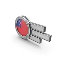 Samoa Flag Badge PNG & PSD Images